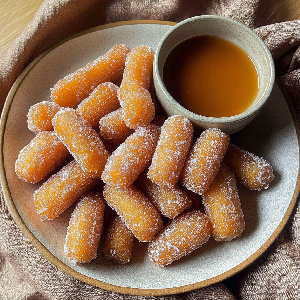 Sweet Air Fryer Churro Bites