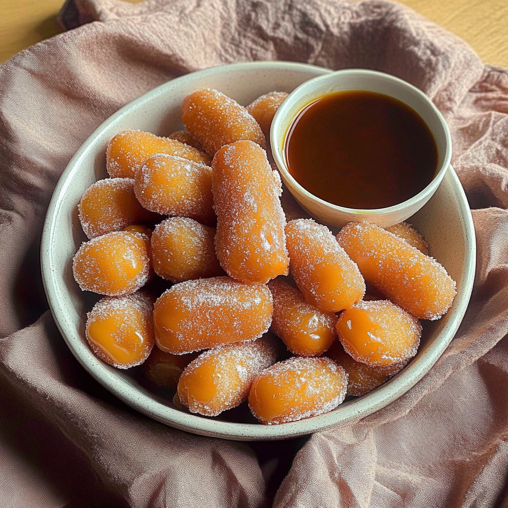 Sweet Air Fryer Churro Bites