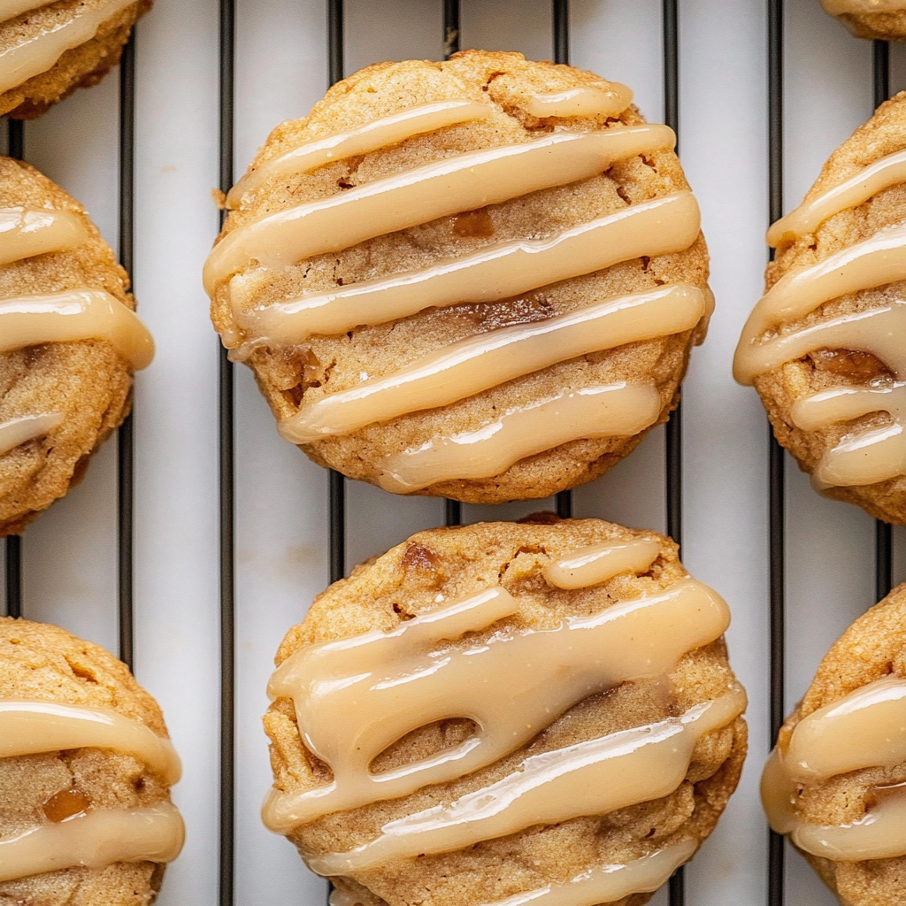 Sweet Potato Cookies with Maple Glaze
