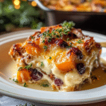 Sweet Potato Cranberry Gratin