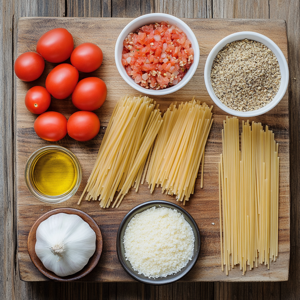 Turkey Spaghetti ingredients