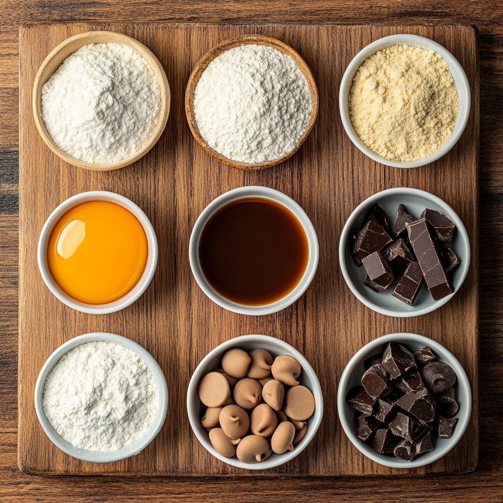 Twix Thumbprint Cookies ingredients