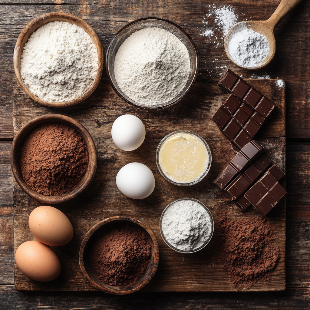 Yule Log ingredients