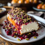 Cranberry Pistachio Cheese Log
