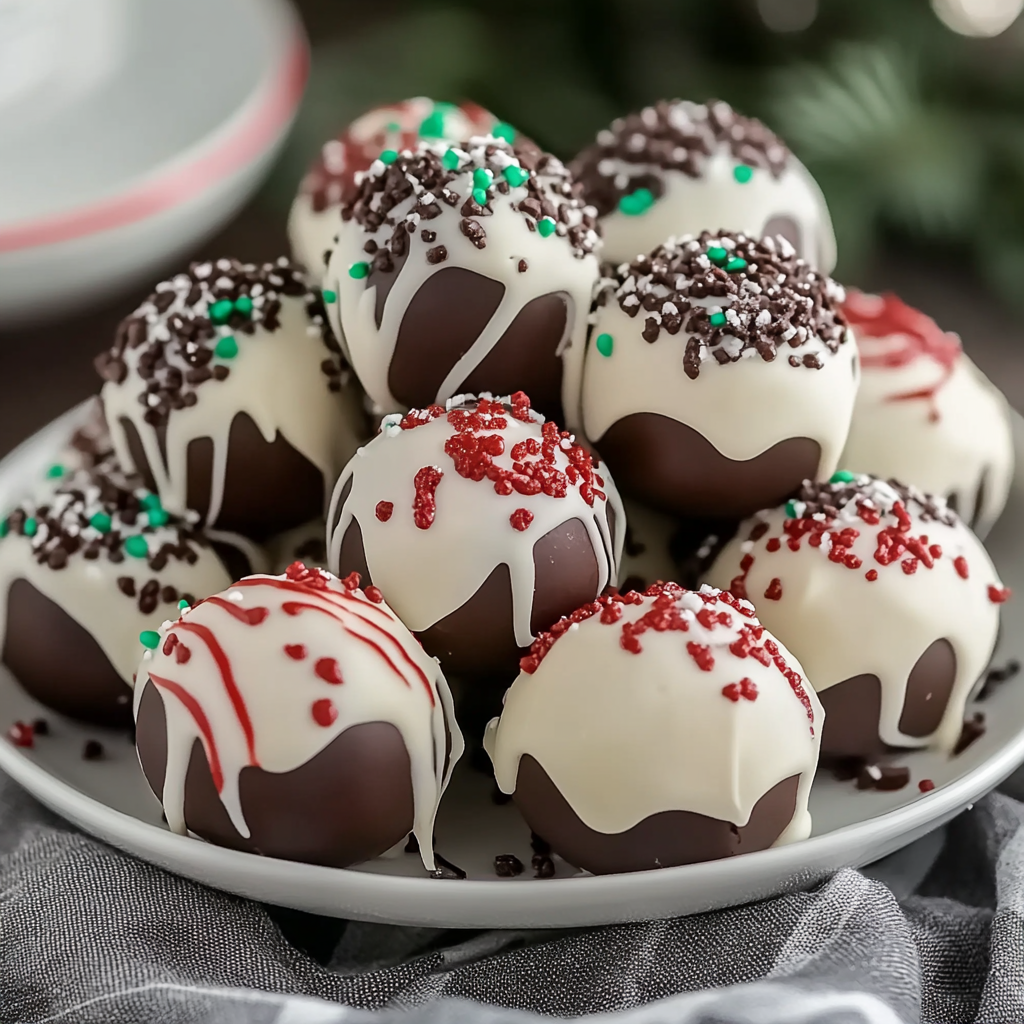 Christmas Oreo Balls