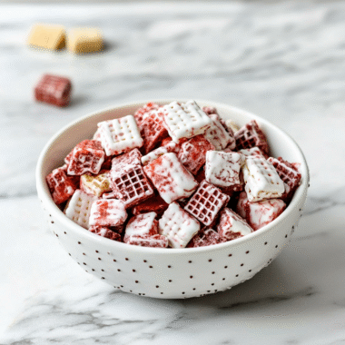 Red Velvet Puppy Chow