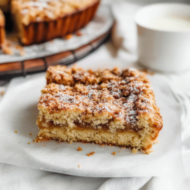 Christmas Cinnamon Streusel Sour Cream Coffee Cake