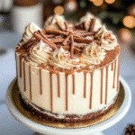 Christmas Spice Cake with Eggnog Buttercream