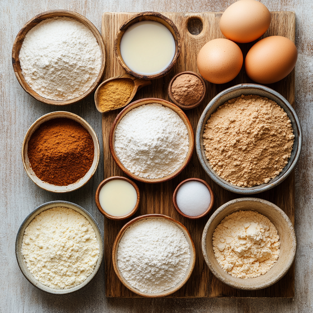 Christmas Spice Cake with Eggnog Buttercream