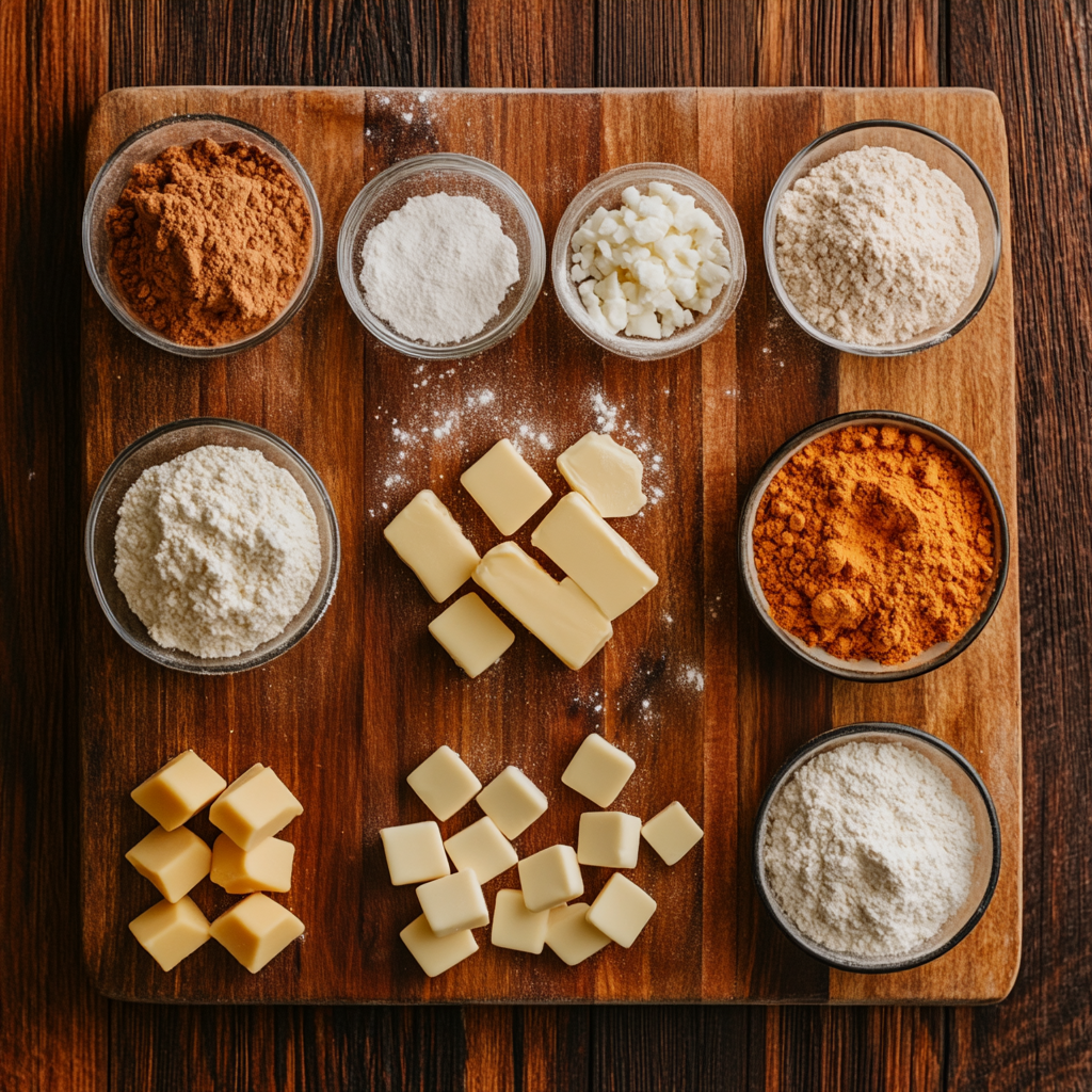 Chewy Pumpkin White Chocolate Chip Cookies ingredients
