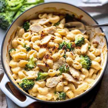 Chicken Broccoli Mac and Cheese
