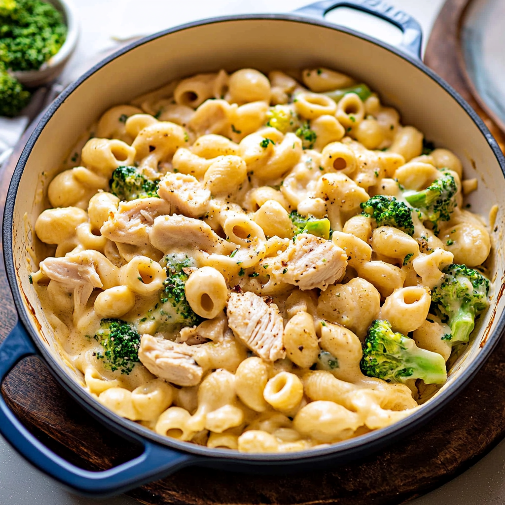 Chicken Broccoli Mac and Cheese