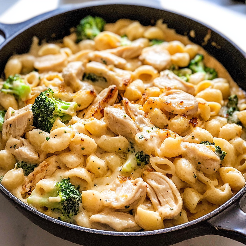 Chicken Broccoli Mac and Cheese