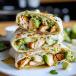 Chicken and Avocado Burritos