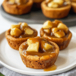 Christmas Caramel Apple Cookie Cups