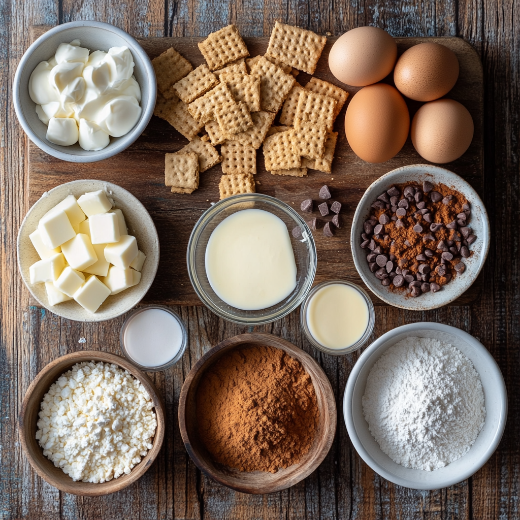 Christmas Chai-Spiced White Chocolate Cheesecake ingredients