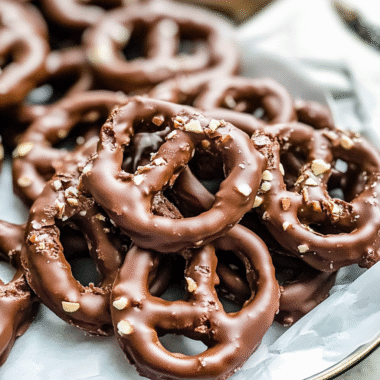 Christmas Chocolate Covered Pretzels