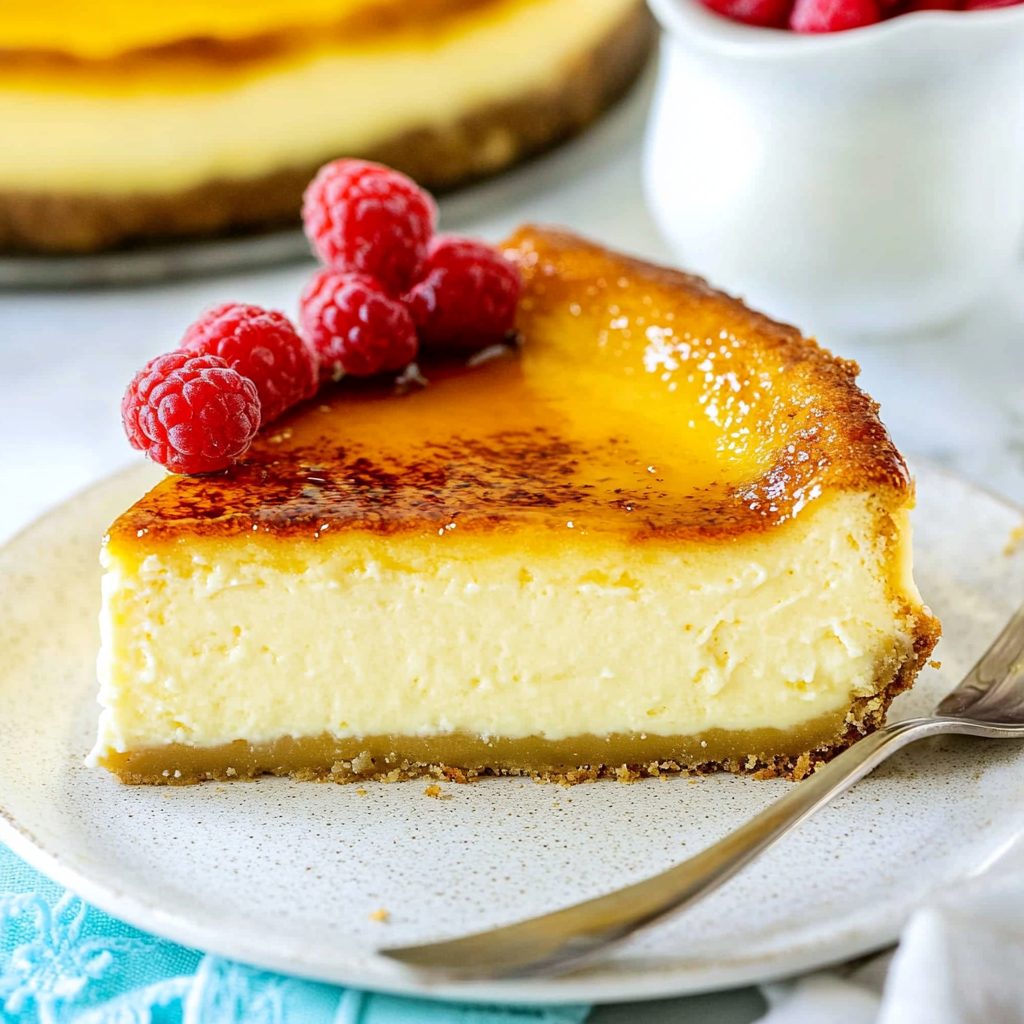 Christmas Creme Brûlée Cheesecake