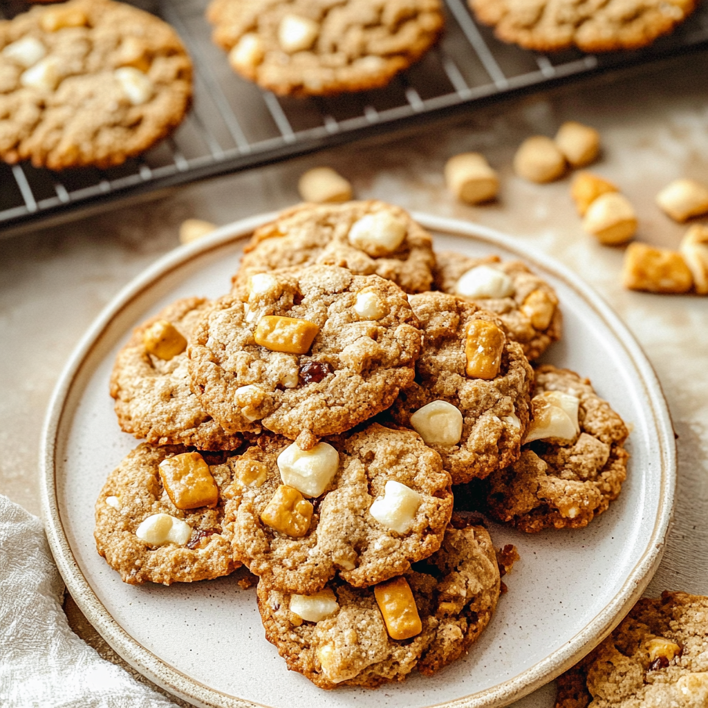Christmas Teddy Graham Marshmallow Banana Cookies