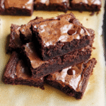 Christmas Fudgy Small Batch Brownies