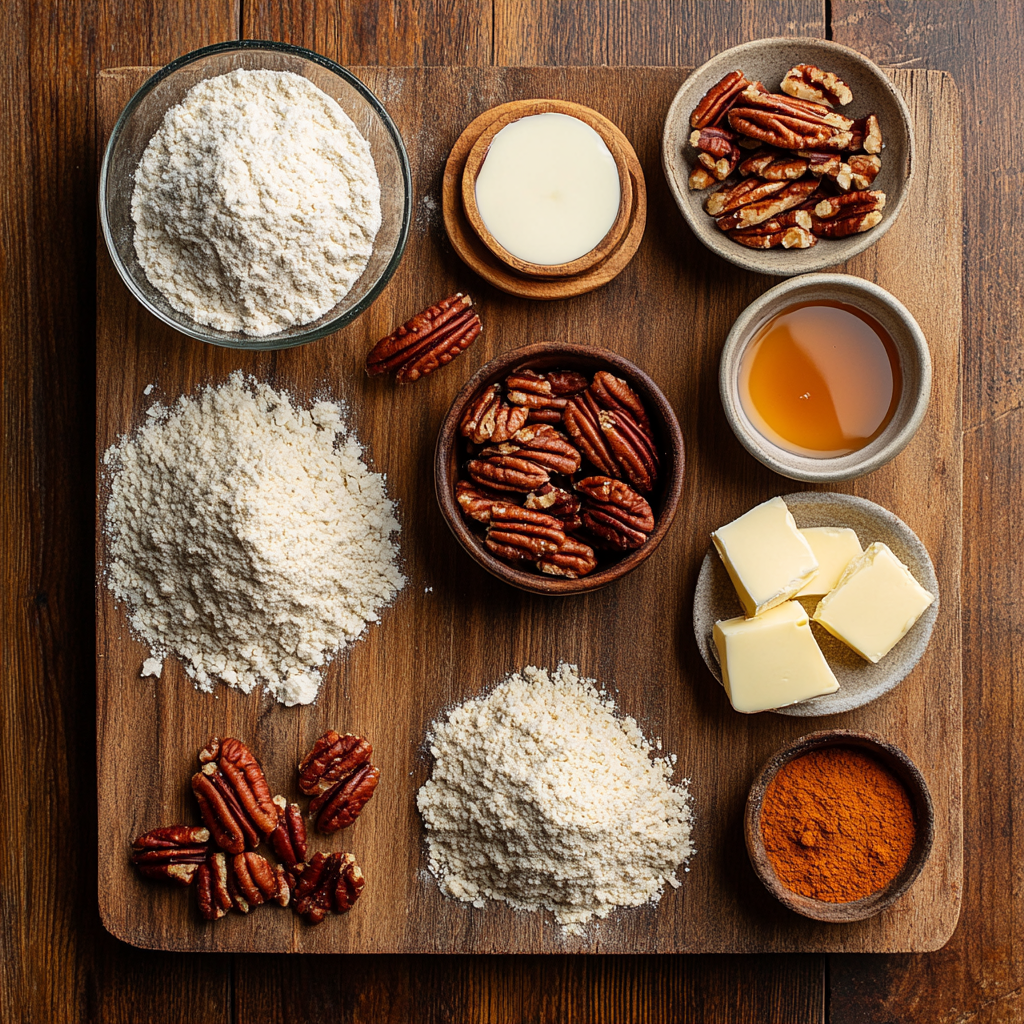 Christmas Gluten Free Pecan Pie Cookies ingredients