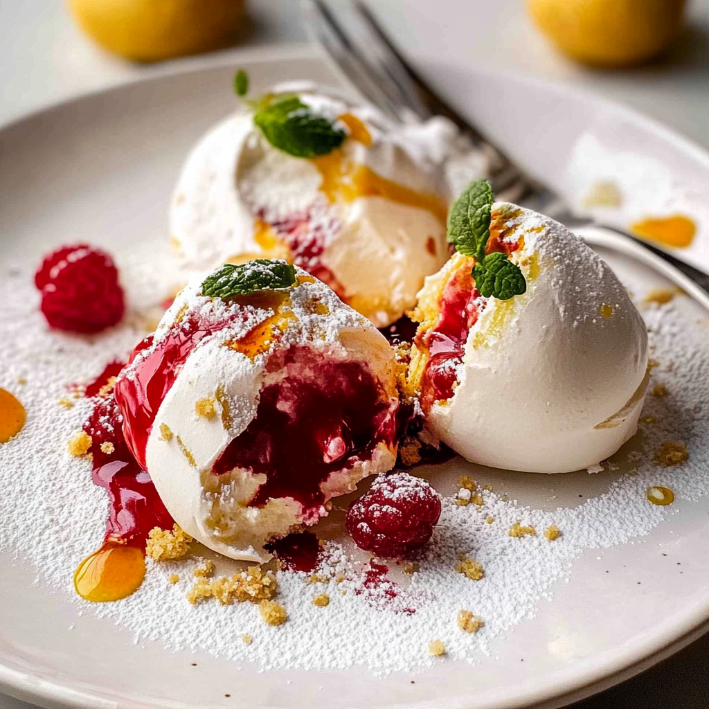 Christmas Pavlova Bombs