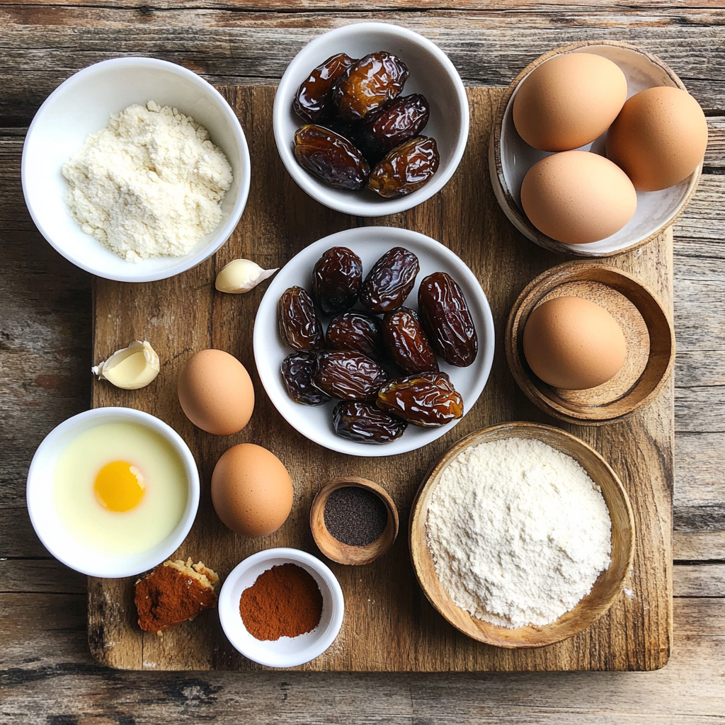 Christmas Slow Cooker Sticky Toffee Pudding ingredients