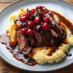 Cranberry Balsamic Roast Beef