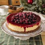 Cranberry Orange Cheesecake