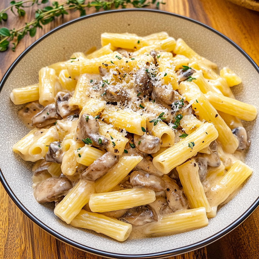 Creamy Mushroom Pasta