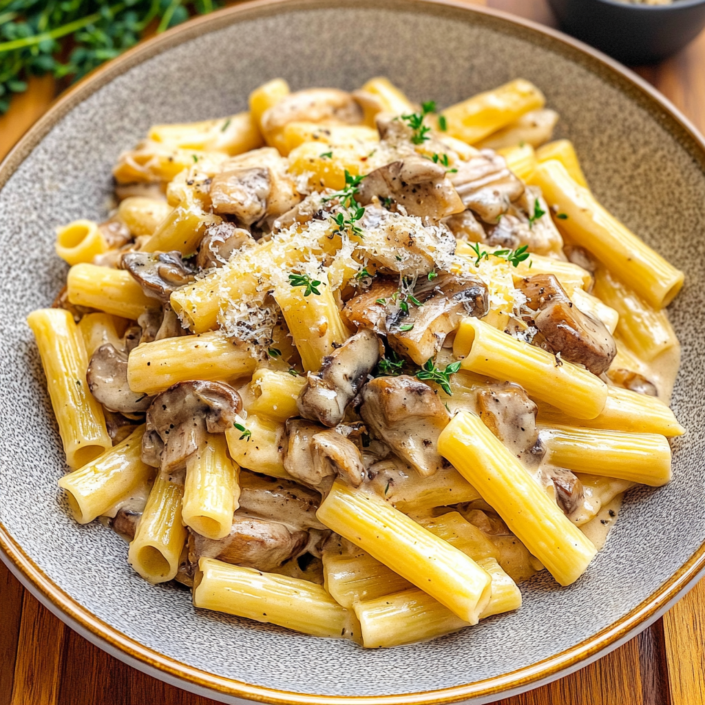 Creamy Mushroom Pasta