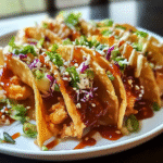 Crispy Chicken Wonton Tacos