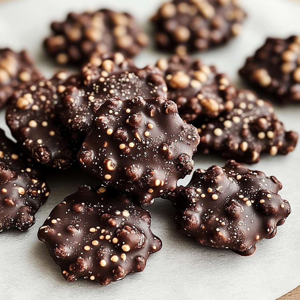 Dark Chocolate Quinoa Crisps