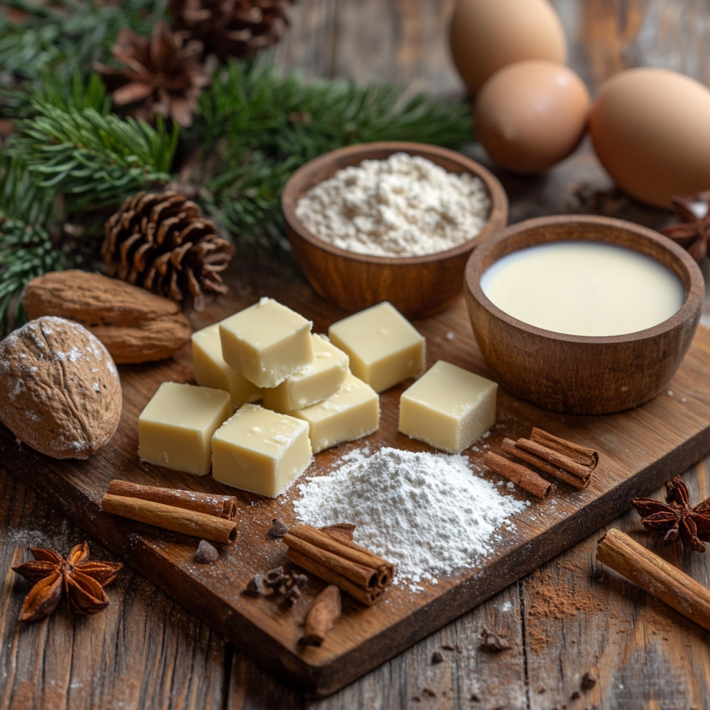 Eggnog Truffles Recipe ingredients