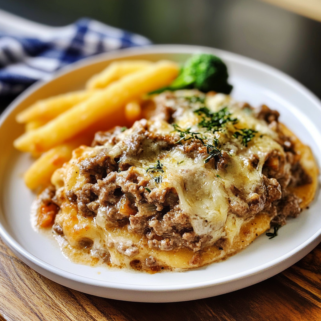 French Onion Beef Casserole