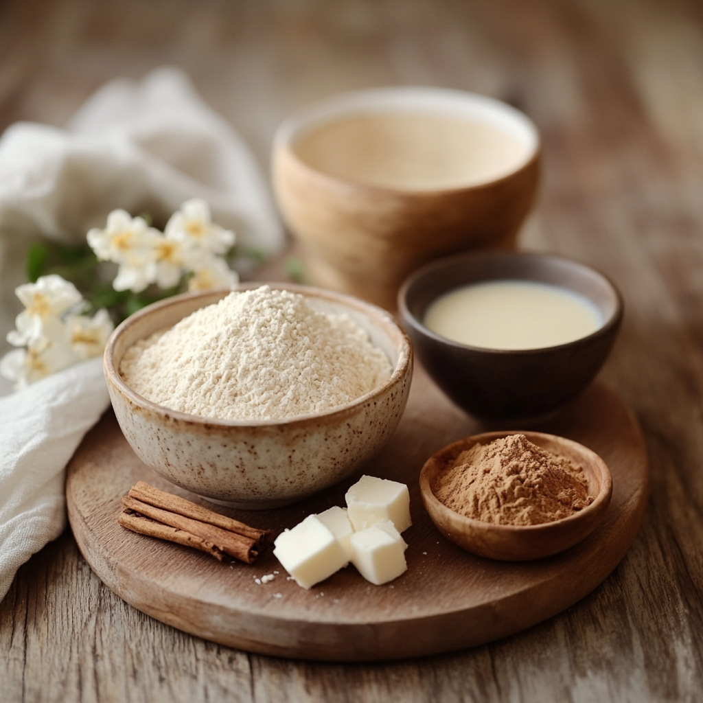 Holiday Gluten Free Cinnamon Pull Apart Bread ingredients