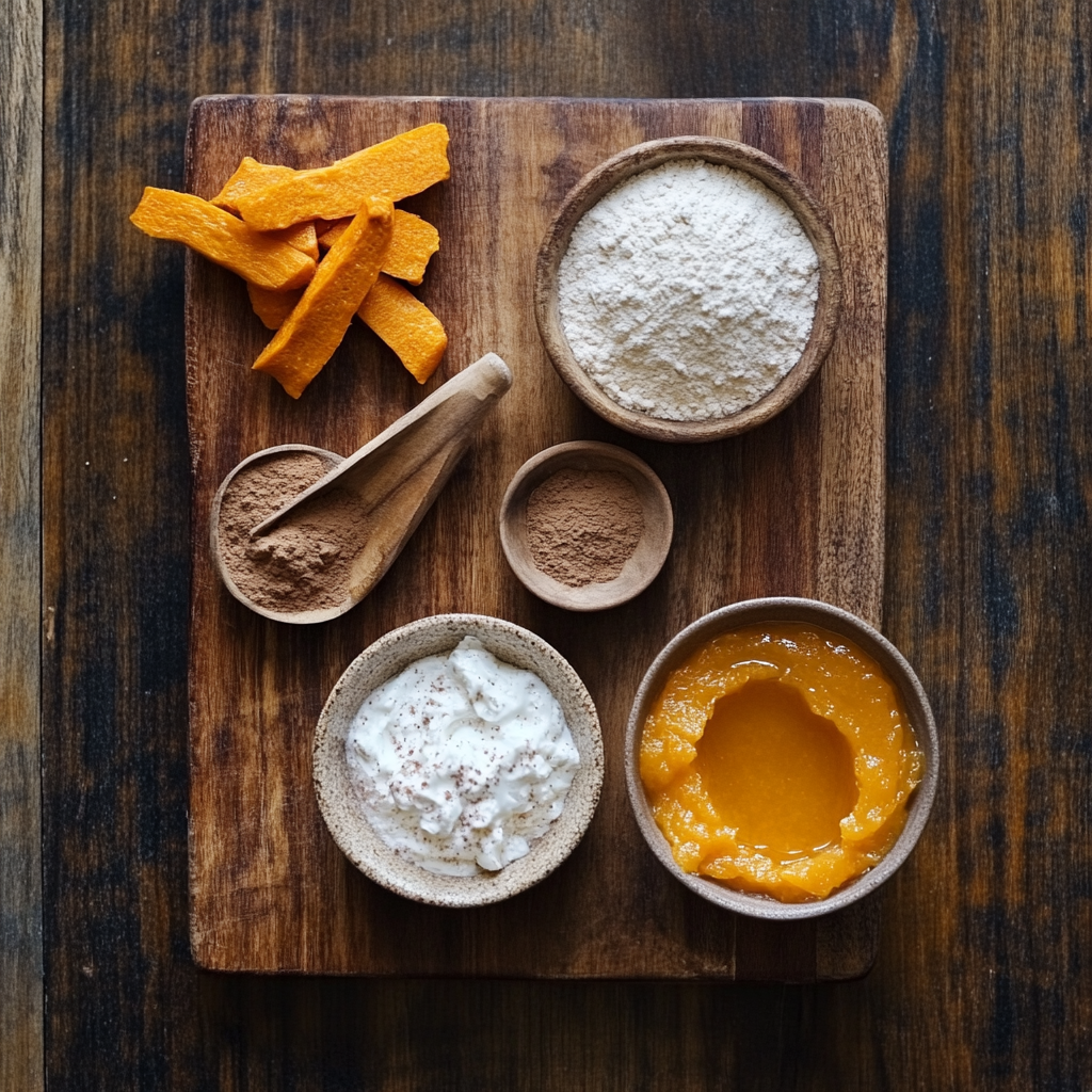 Holiday High Protein Pumpkin Bagels ingredients