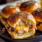 Holiday Hot Ham and Cheese Sliders