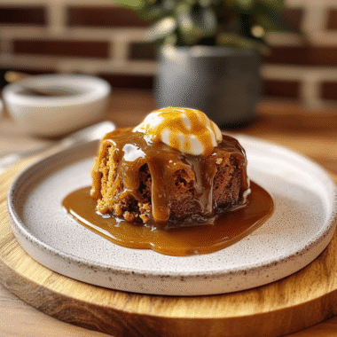 Holiday Pumpkin Sticky Toffee Pudding