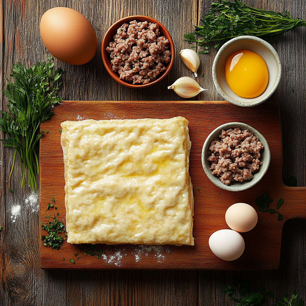 Holiday Sausage Rolls ingredients