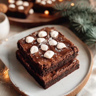 Hot Chocolate Brownies