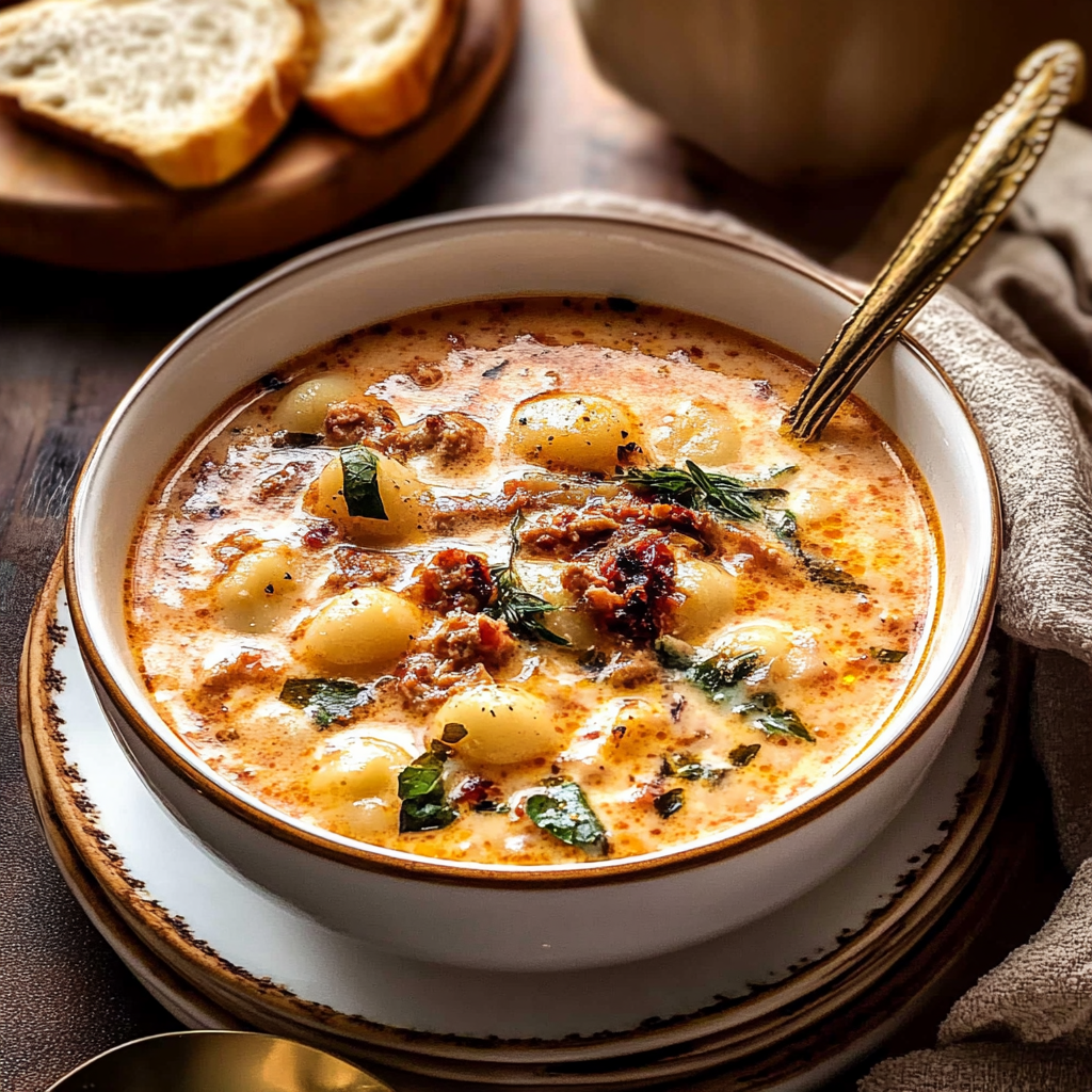 Italian Chicken Gnocchi Soup