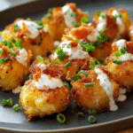 Loaded Smashed Tater Tots