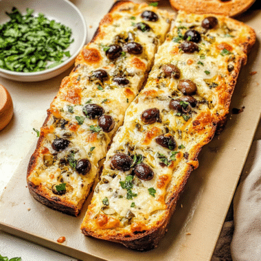 Matt’s Olive Cheese Bread