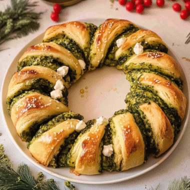 Pesto Bread Wreath