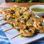 Pesto Grilled Shrimp
