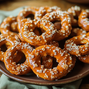 Pumpkin Spice Pretzels