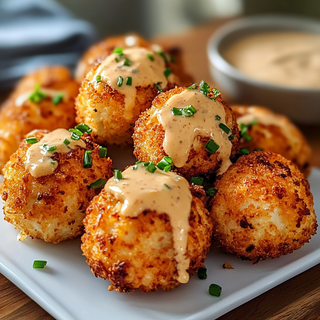 Reuben Balls with Spicy Thousand Island Dipping Sauce