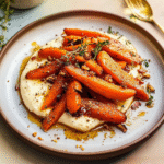 Roasted Carrots with Whipped Ricotta and Hot Honey