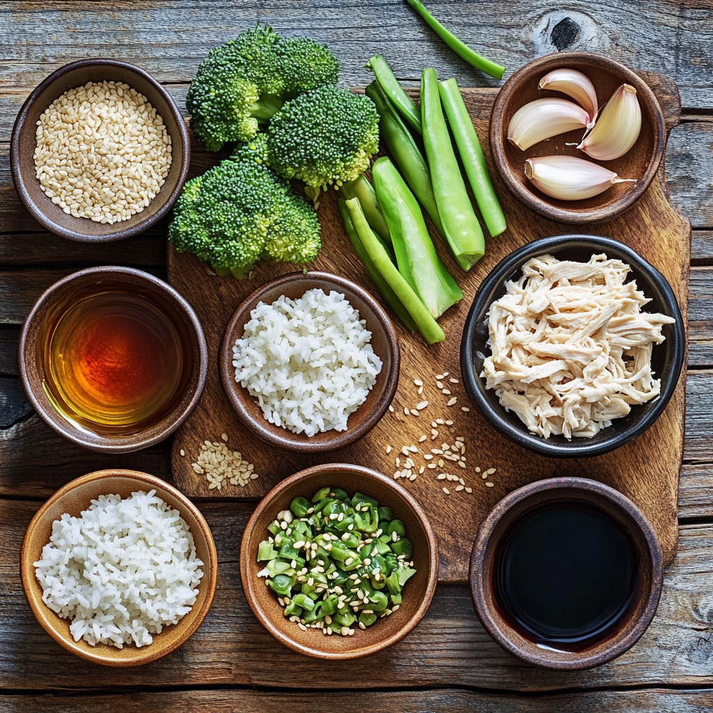 Rotisserie Chicken & Broccoli Rice ingredients